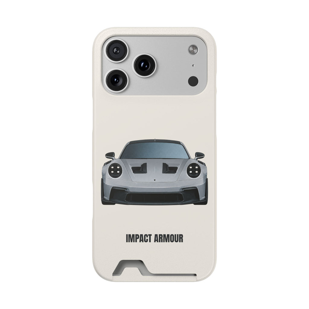 Impact Armour PHANTOM SERIES: SILVERLINE – Cardholder iPhone Case