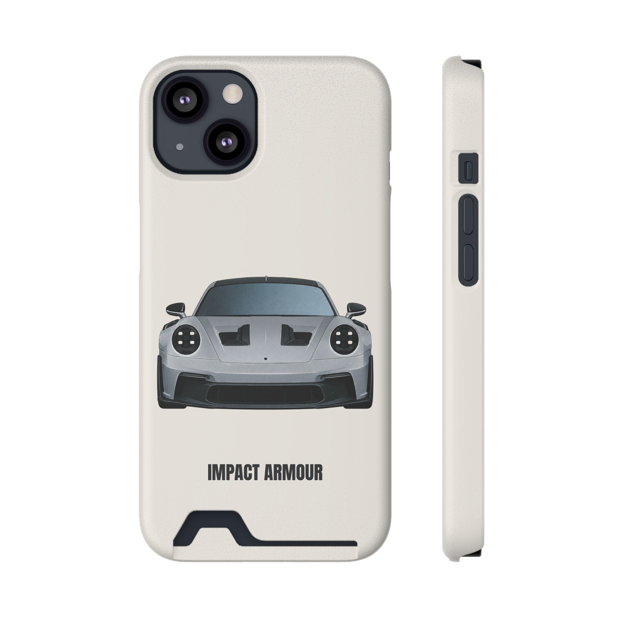 Impact Armour PHANTOM SERIES: SILVERLINE – Cardholder iPhone Case