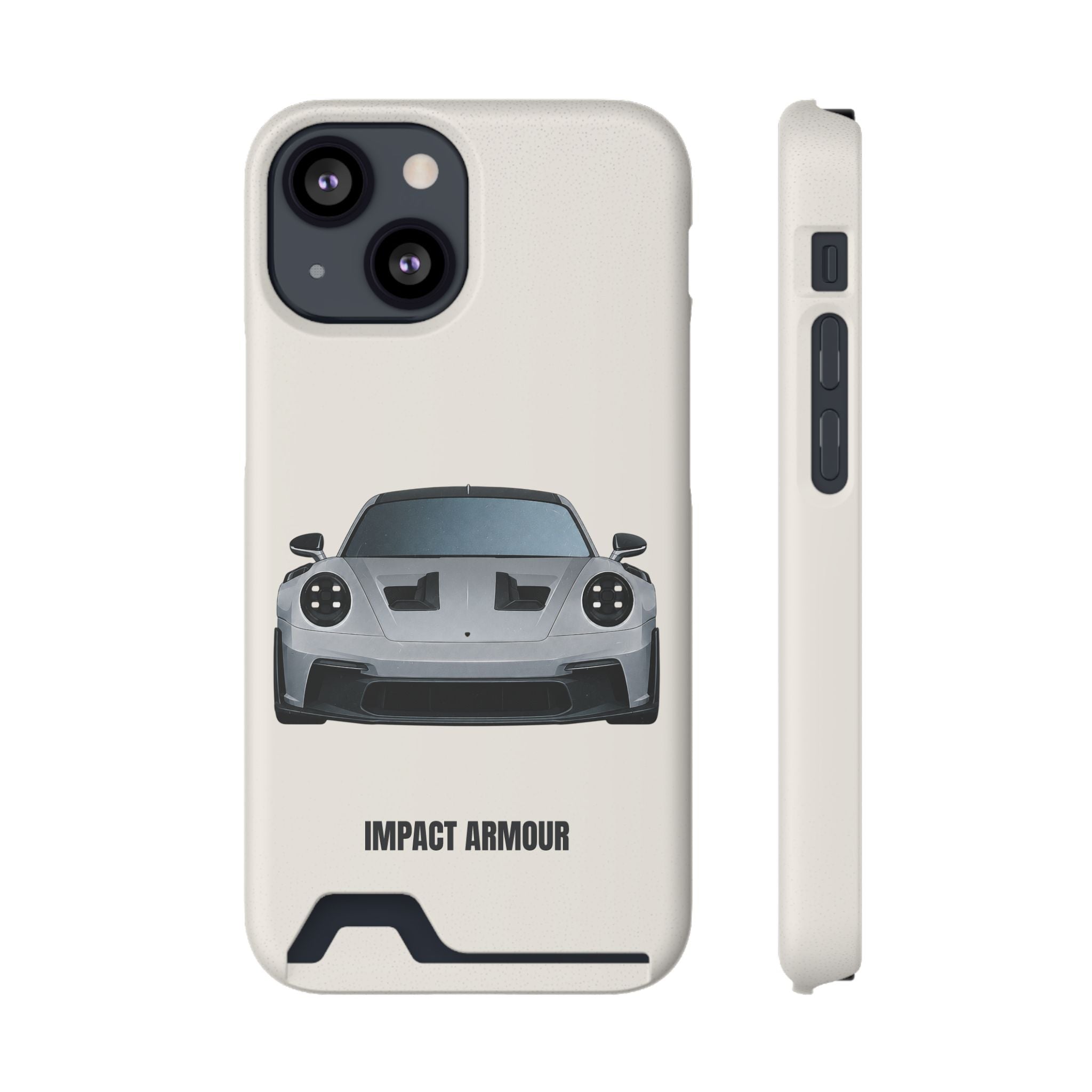 Impact Armour PHANTOM SERIES: SILVERLINE – Cardholder iPhone Case