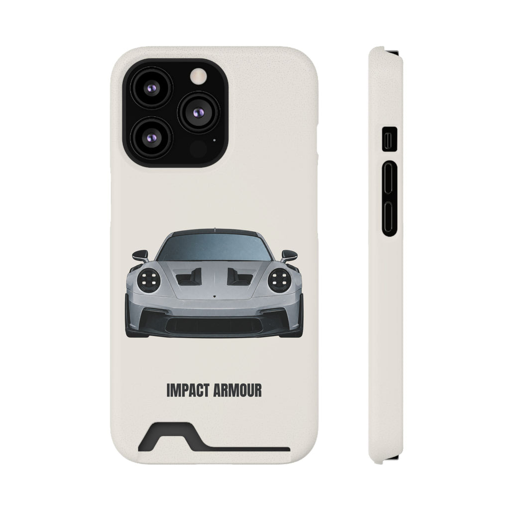 Impact Armour PHANTOM SERIES: SILVERLINE – Cardholder iPhone Case