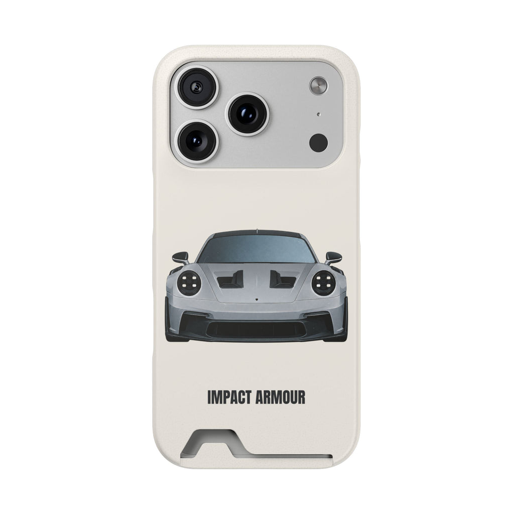 Impact Armour PHANTOM SERIES: SILVERLINE – Cardholder iPhone Case