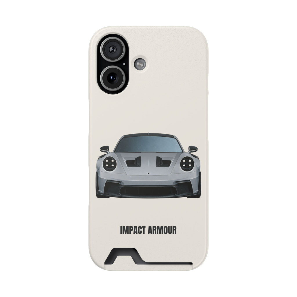 Impact Armour PHANTOM SERIES: SILVERLINE – Cardholder iPhone Case