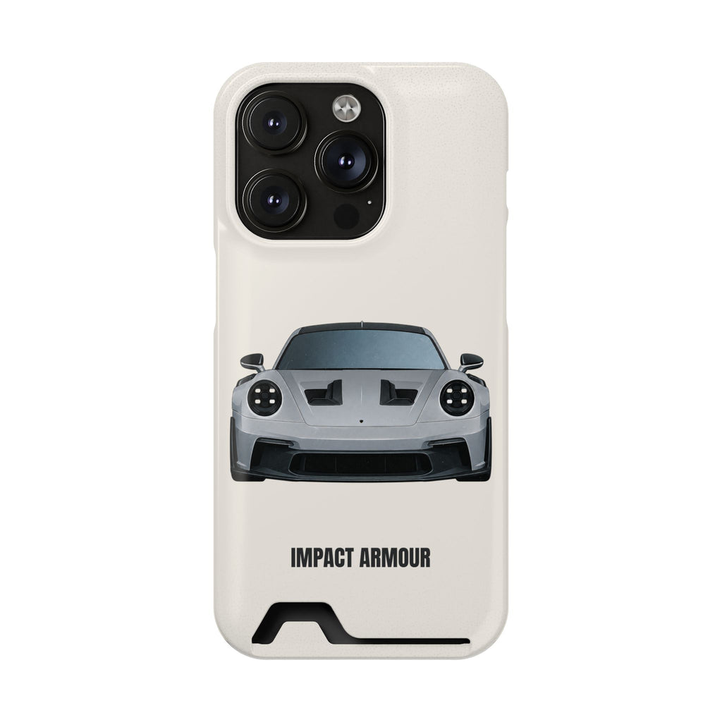 Impact Armour PHANTOM SERIES: SILVERLINE – Cardholder iPhone Case