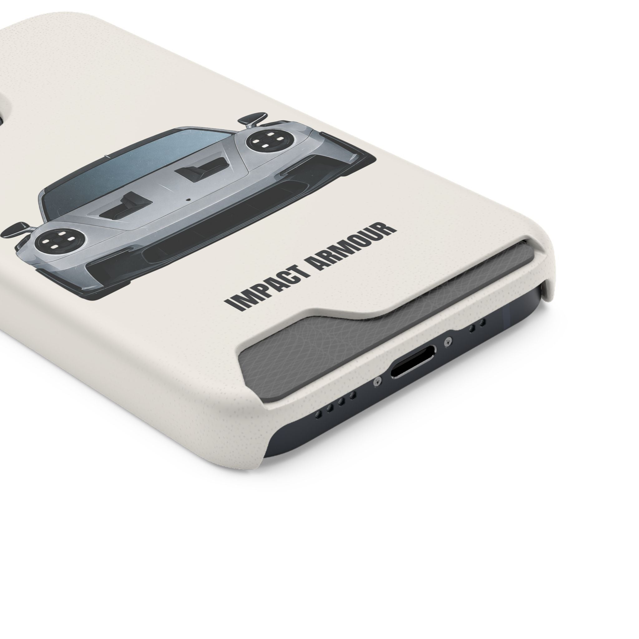 Impact Armour PHANTOM SERIES: SILVERLINE – Cardholder iPhone Case