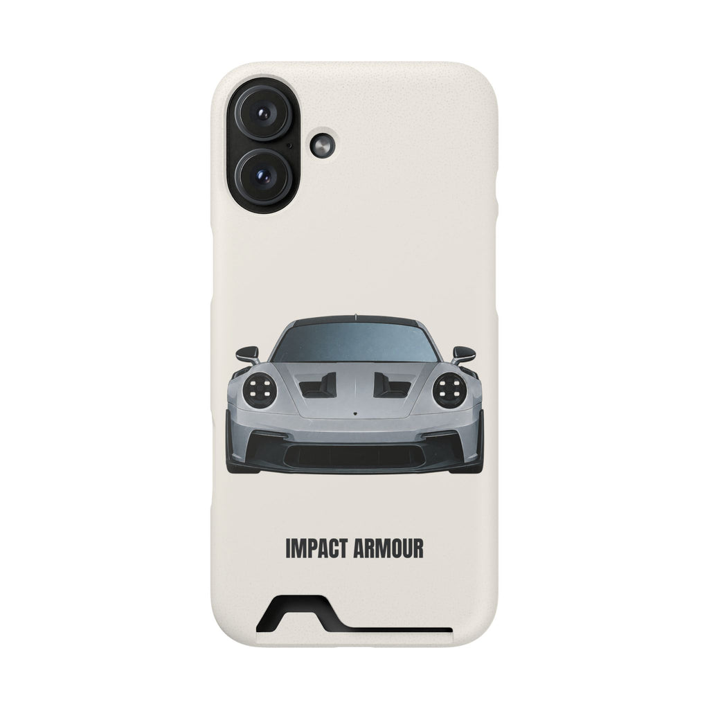 Impact Armour PHANTOM SERIES: SILVERLINE – Cardholder iPhone Case