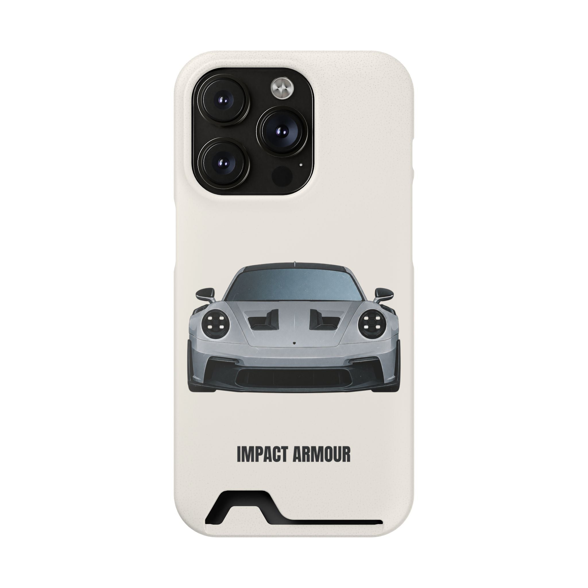 Impact Armour PHANTOM SERIES: SILVERLINE – Cardholder iPhone Case