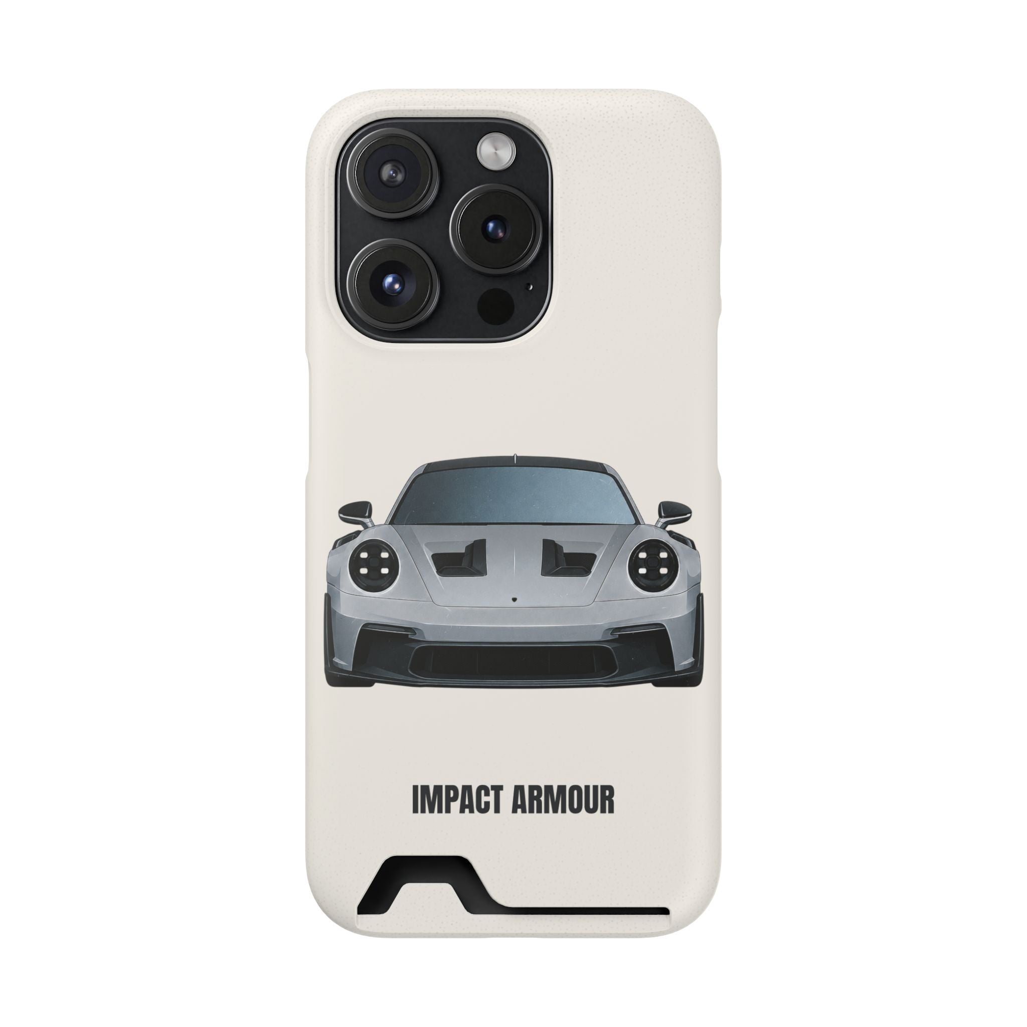 Impact Armour PHANTOM SERIES: SILVERLINE – Cardholder iPhone Case