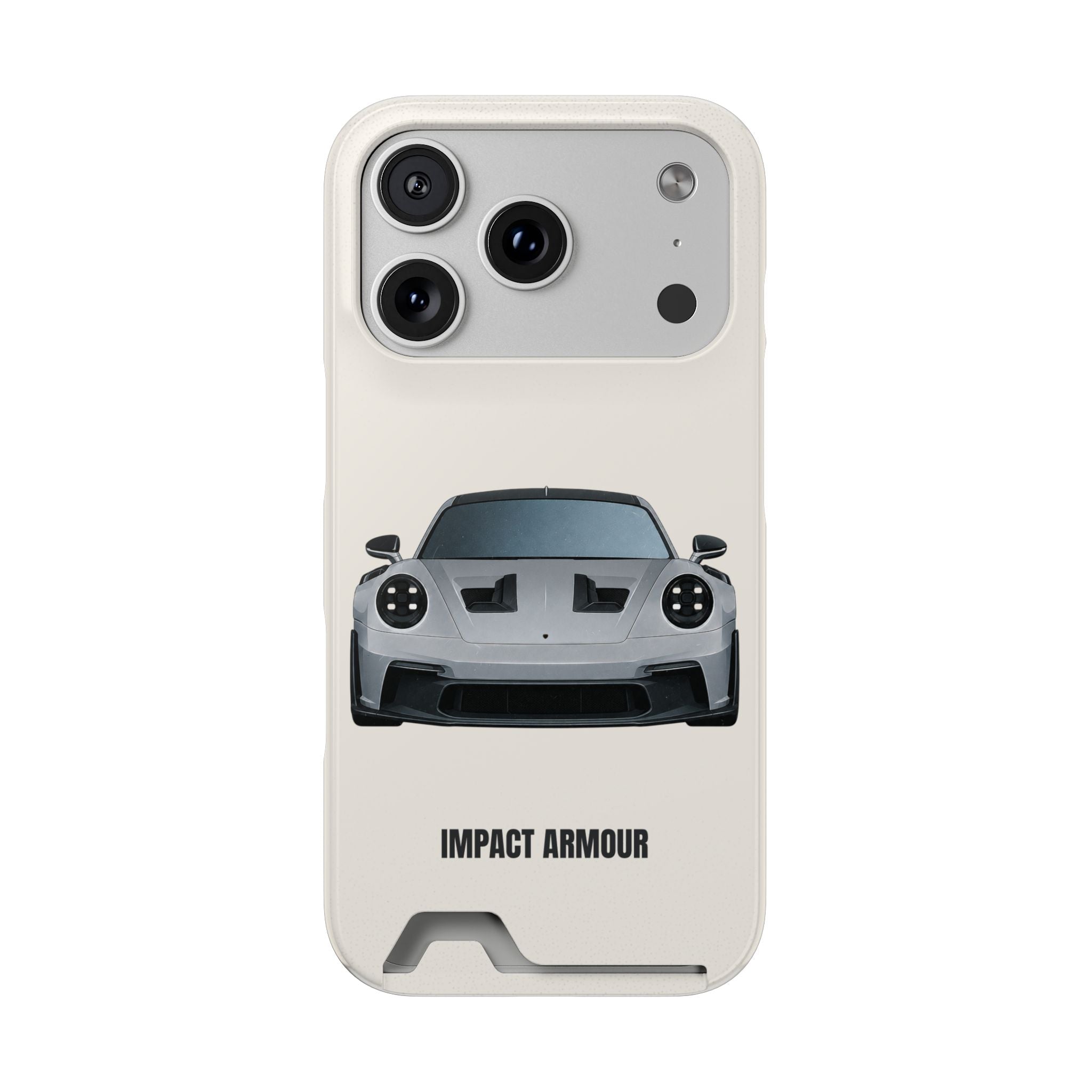 Impact Armour PHANTOM SERIES: SILVERLINE – Cardholder iPhone Case