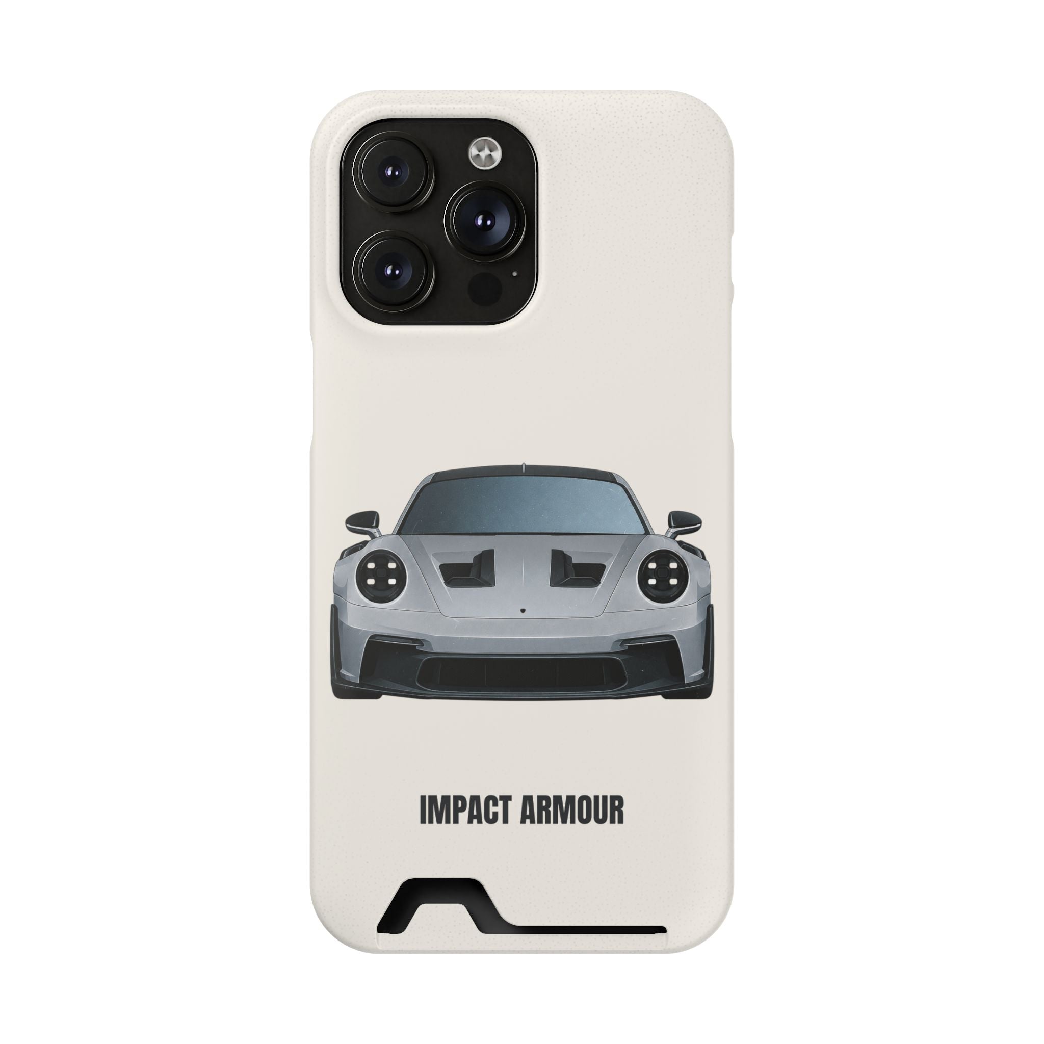 Impact Armour PHANTOM SERIES: SILVERLINE – Cardholder iPhone Case
