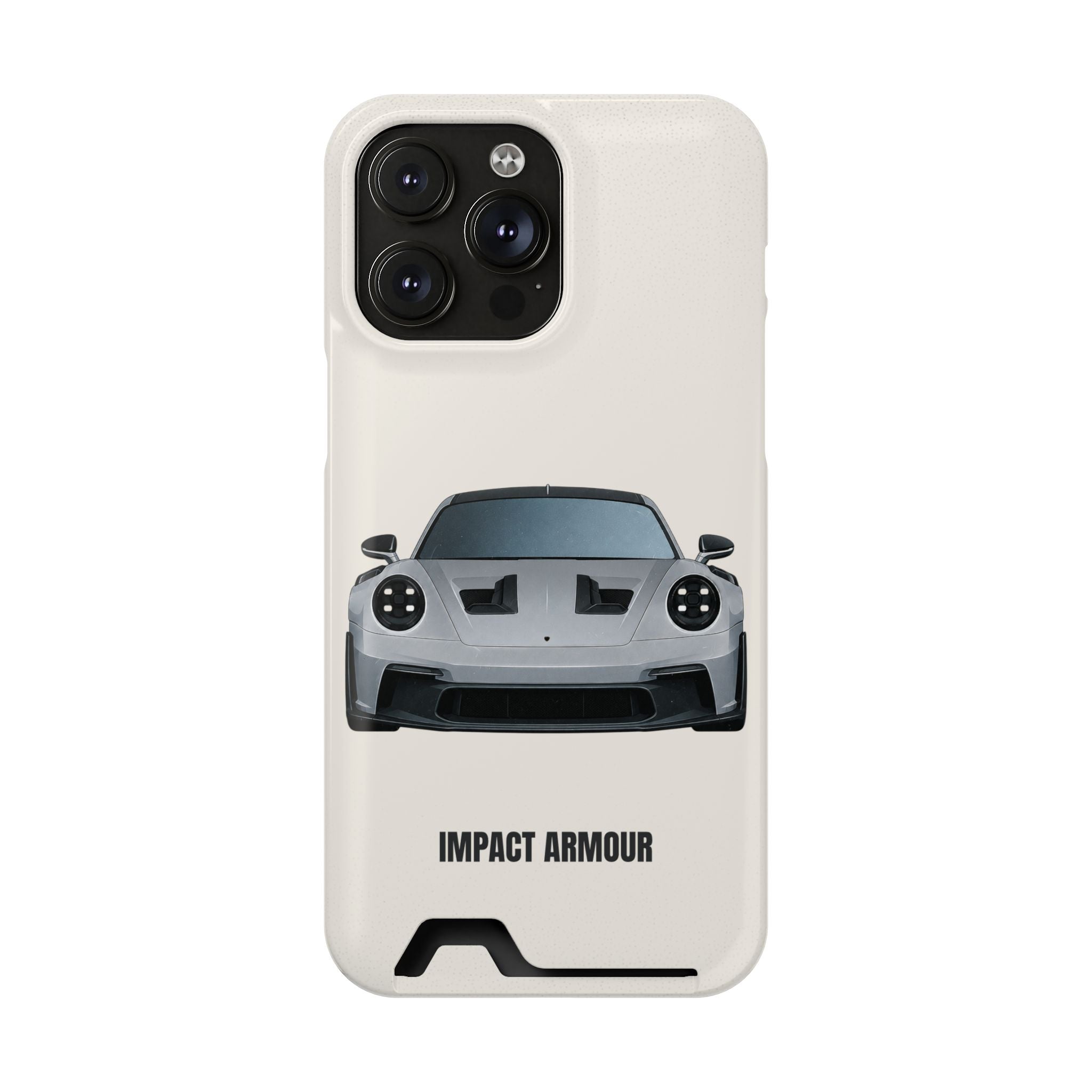 Impact Armour PHANTOM SERIES: SILVERLINE – Cardholder iPhone Case