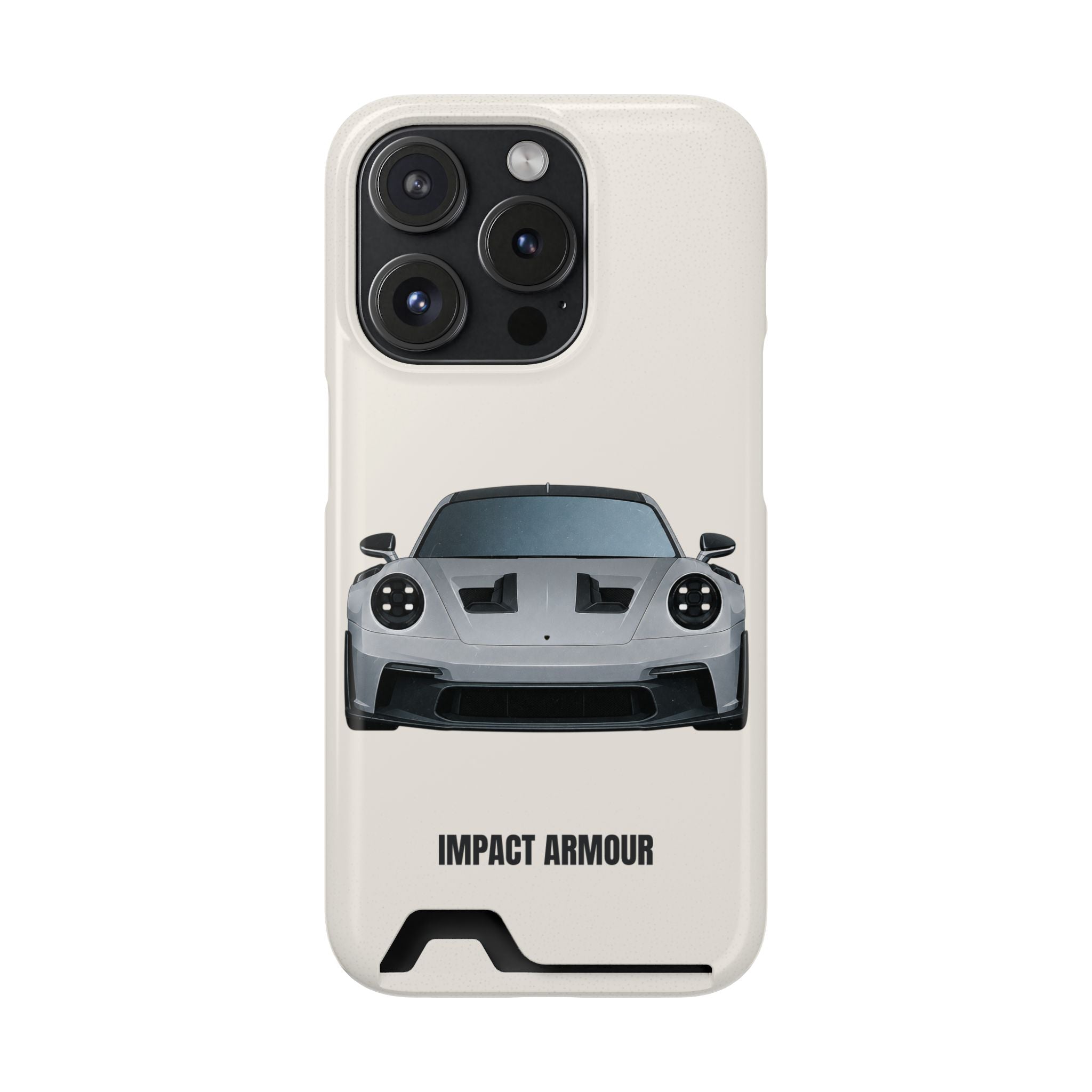 Impact Armour PHANTOM SERIES: SILVERLINE – Cardholder iPhone Case