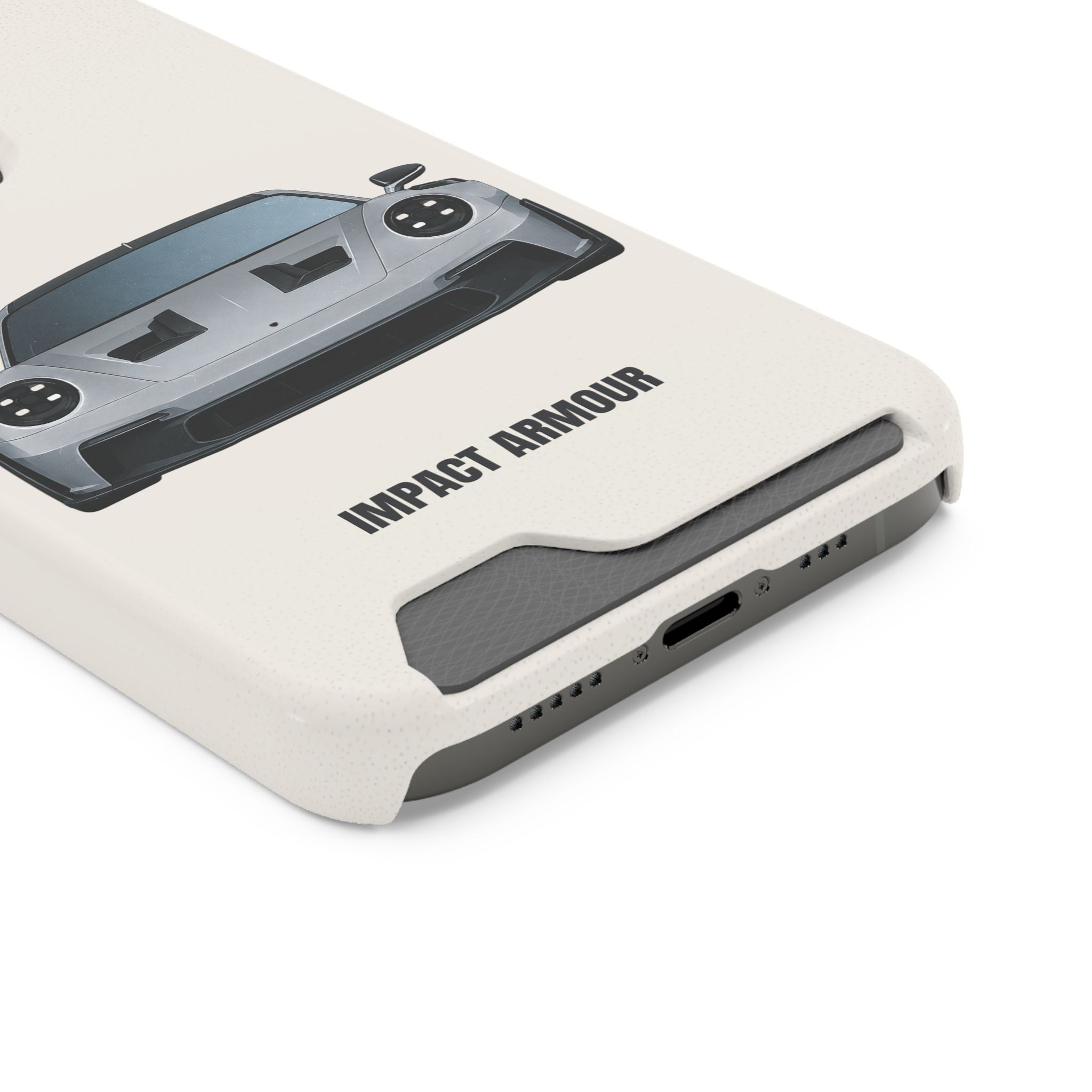 Impact Armour PHANTOM SERIES: SILVERLINE – Cardholder iPhone Case
