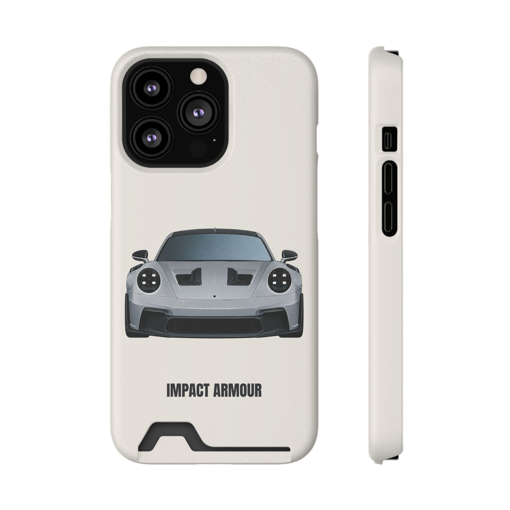Impact Armour PHANTOM SERIES: SILVERLINE – Cardholder iPhone Case