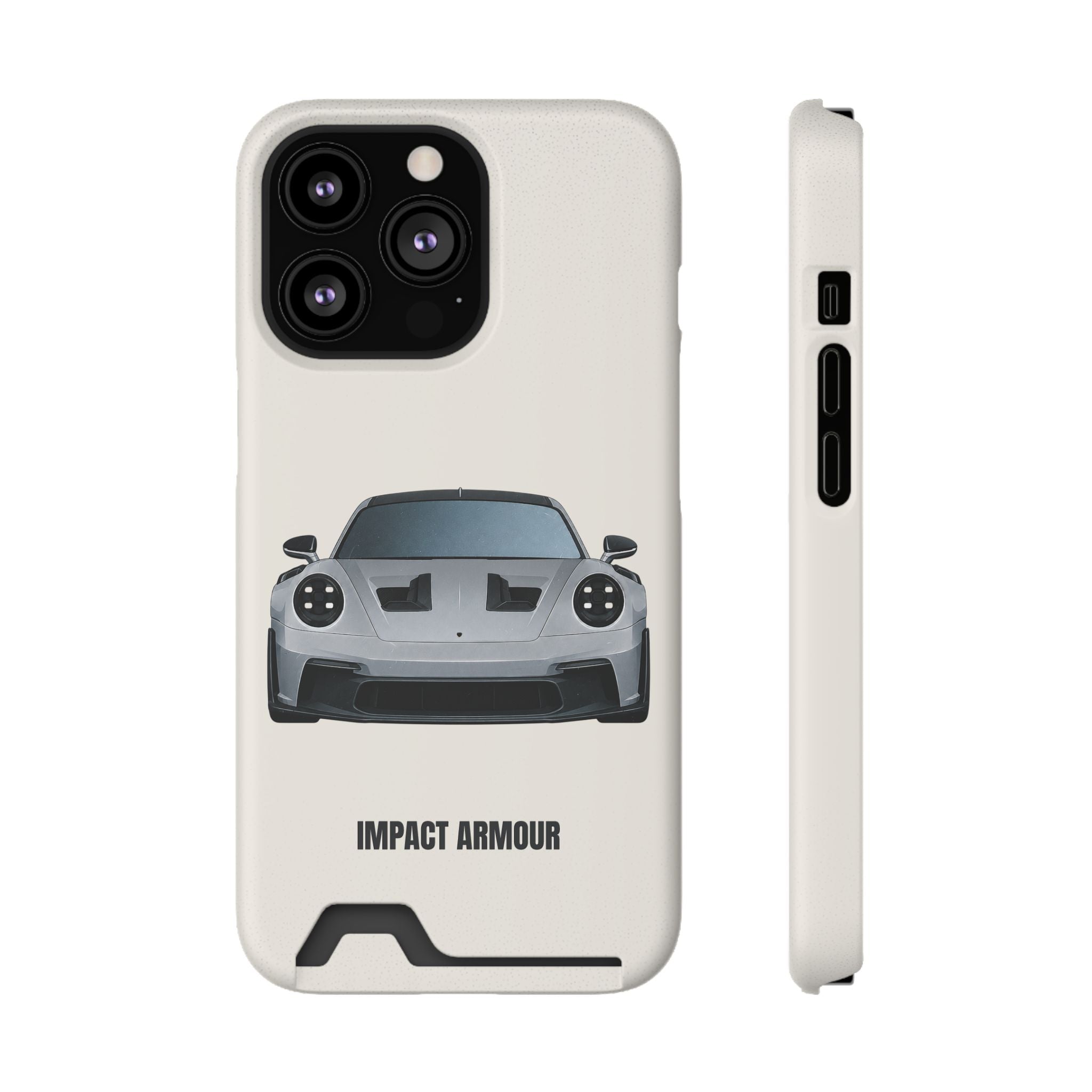Impact Armour PHANTOM SERIES: SILVERLINE – Cardholder iPhone Case