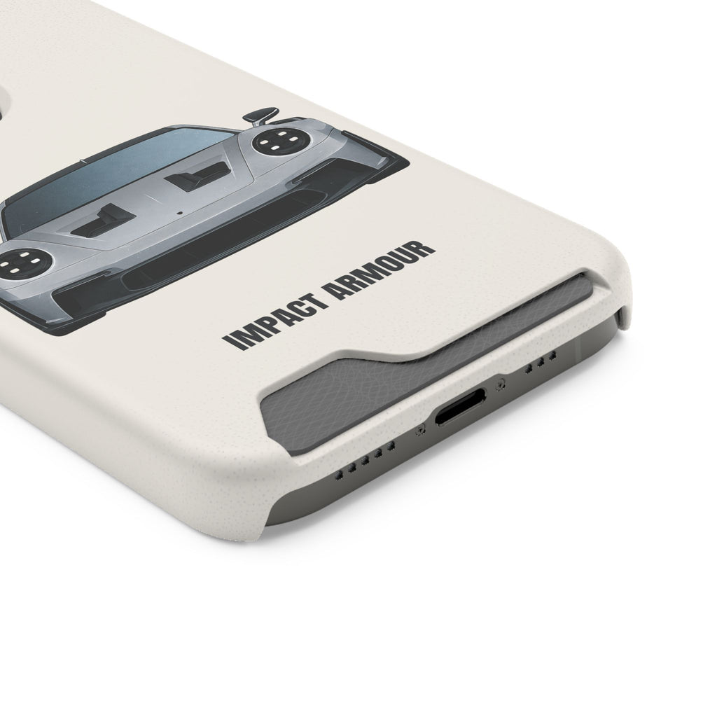 Impact Armour PHANTOM SERIES: SILVERLINE – Cardholder iPhone Case