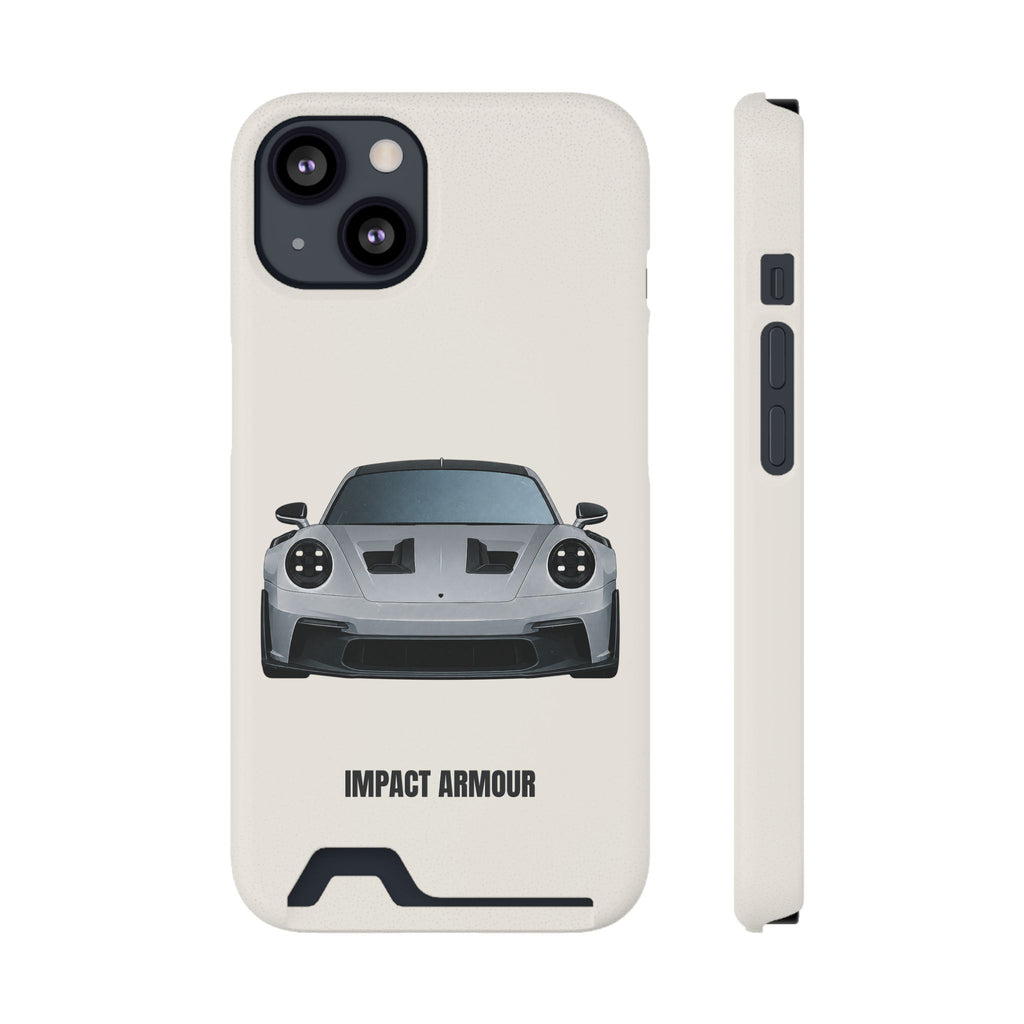 Impact Armour PHANTOM SERIES: SILVERLINE – Cardholder iPhone Case