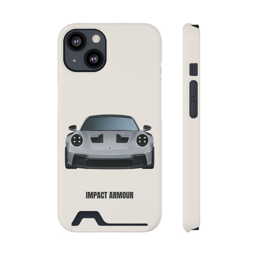 Impact Armour PHANTOM SERIES: SILVERLINE – Cardholder iPhone Case