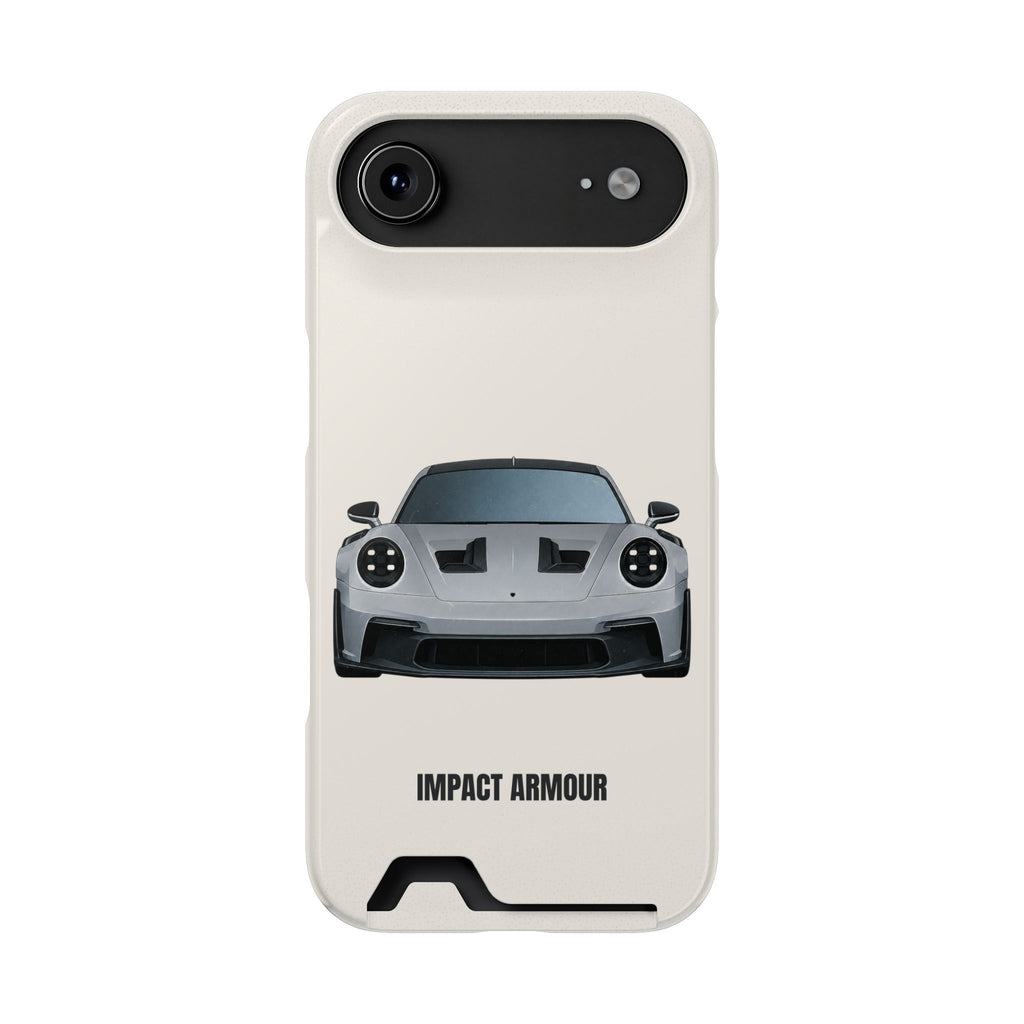 Impact Armour PHANTOM SERIES: SILVERLINE – Cardholder iPhone Case