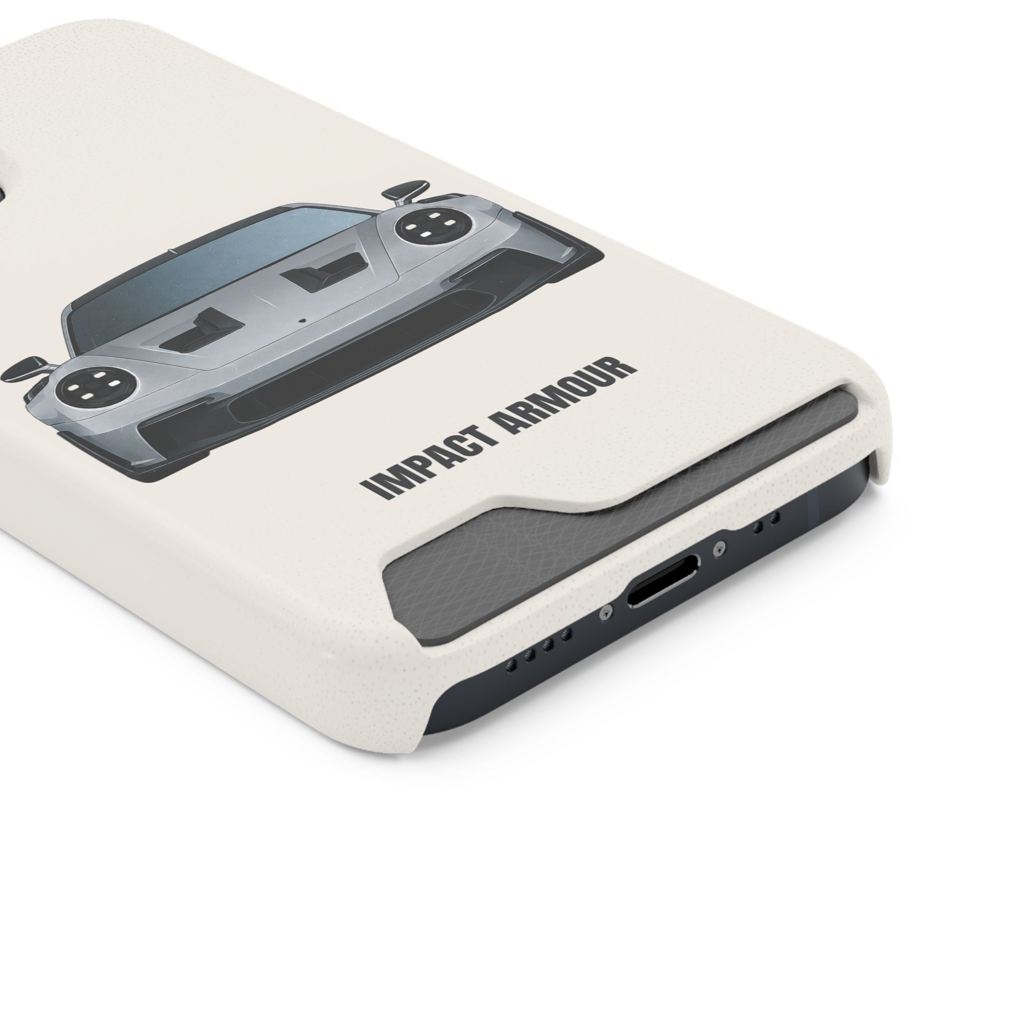 Impact Armour PHANTOM SERIES: SILVERLINE – Cardholder iPhone Case