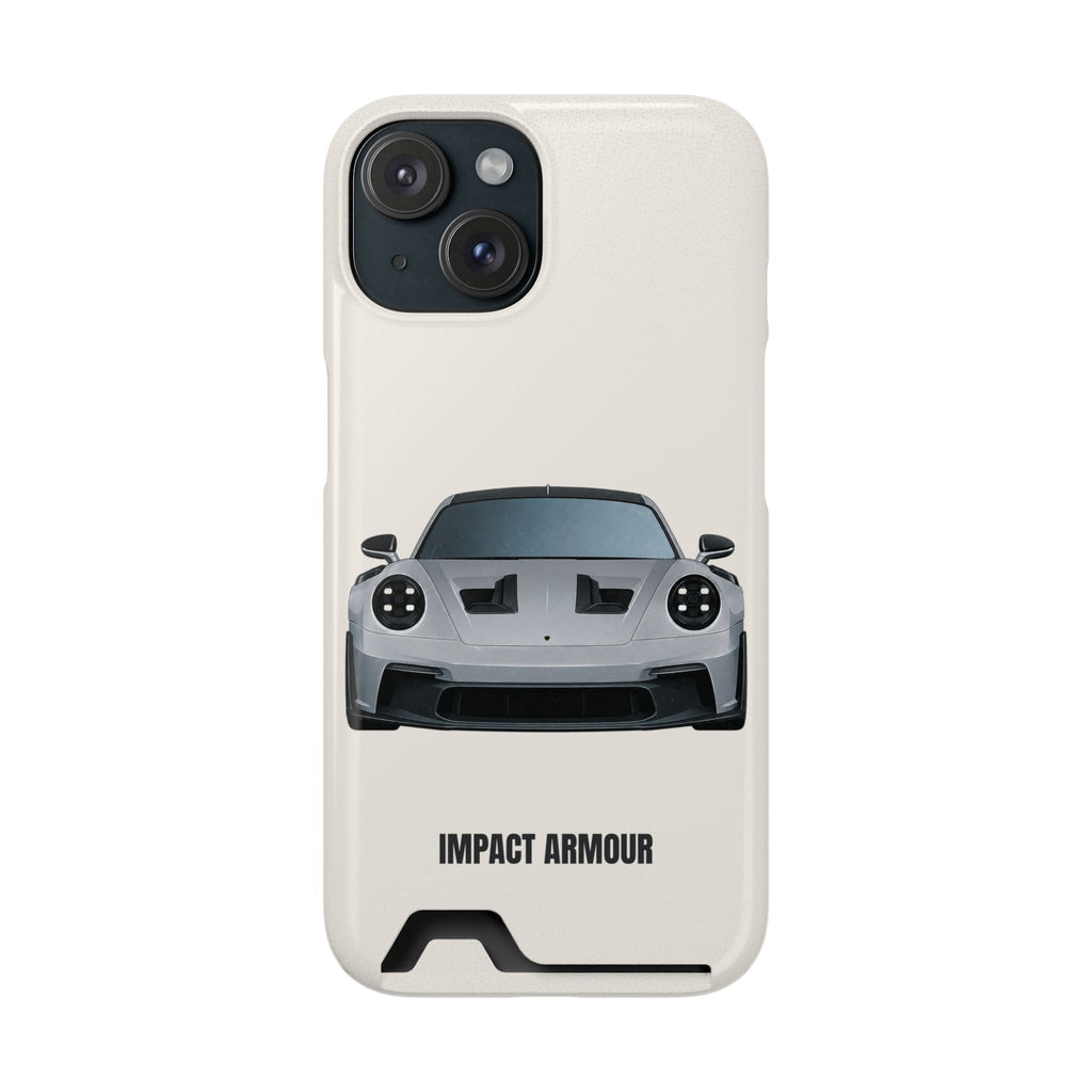 Impact Armour PHANTOM SERIES: SILVERLINE – Cardholder iPhone Case